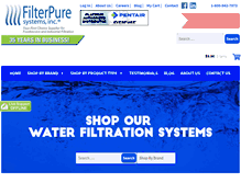 Tablet Screenshot of filterpure.com